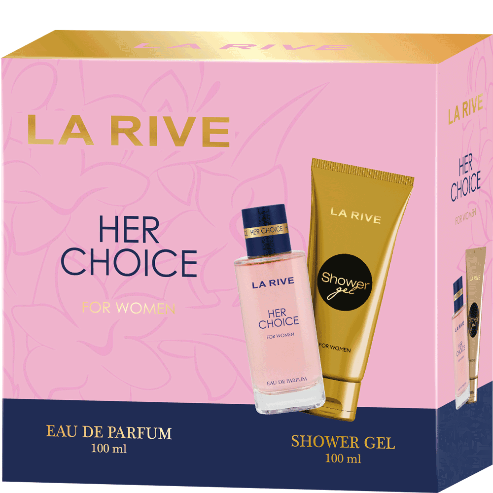 Bild: LA RIVE Her Choice Geschenkset Eau de Parfum 100 ml + Duschgel 100 ml