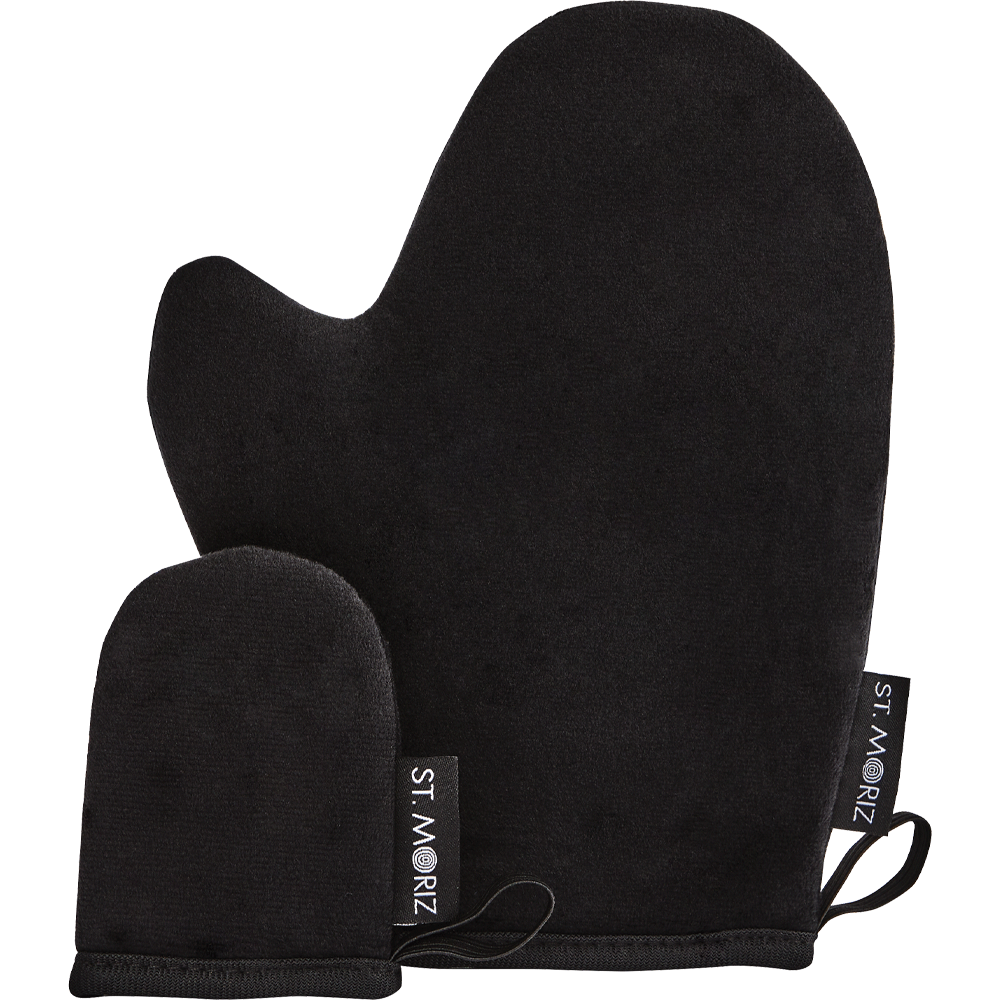 Bild: St. Moriz Premium Handschuh-Set für Gesicht und Körper