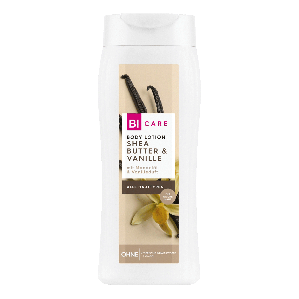 Bild: BI CARE Bodylotion Shea Butter & Vanille