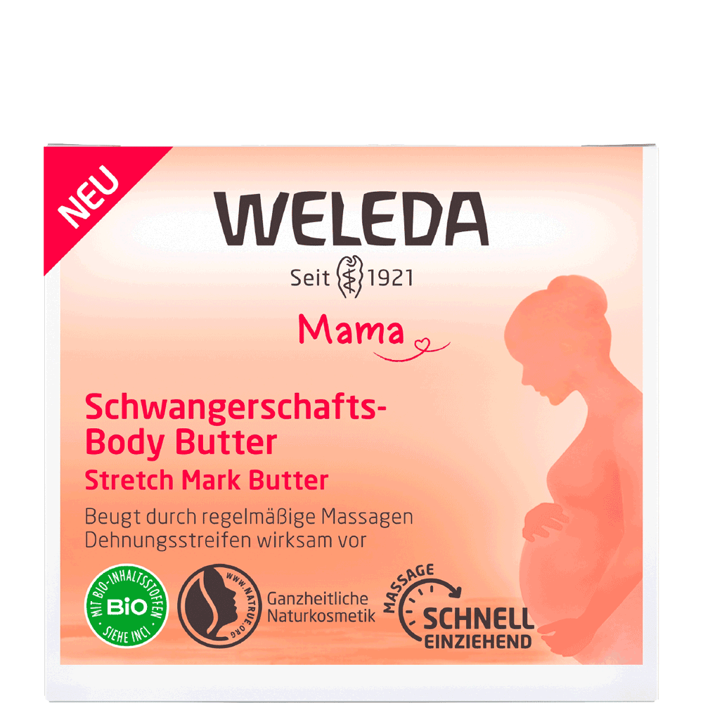 Bild: WELEDA Schwangerschaftsbody Butter