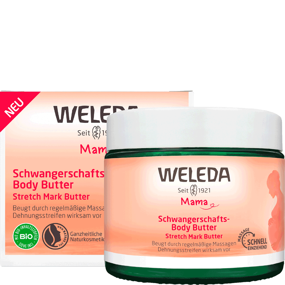 Bild: WELEDA Schwangerschaftsbody Butter