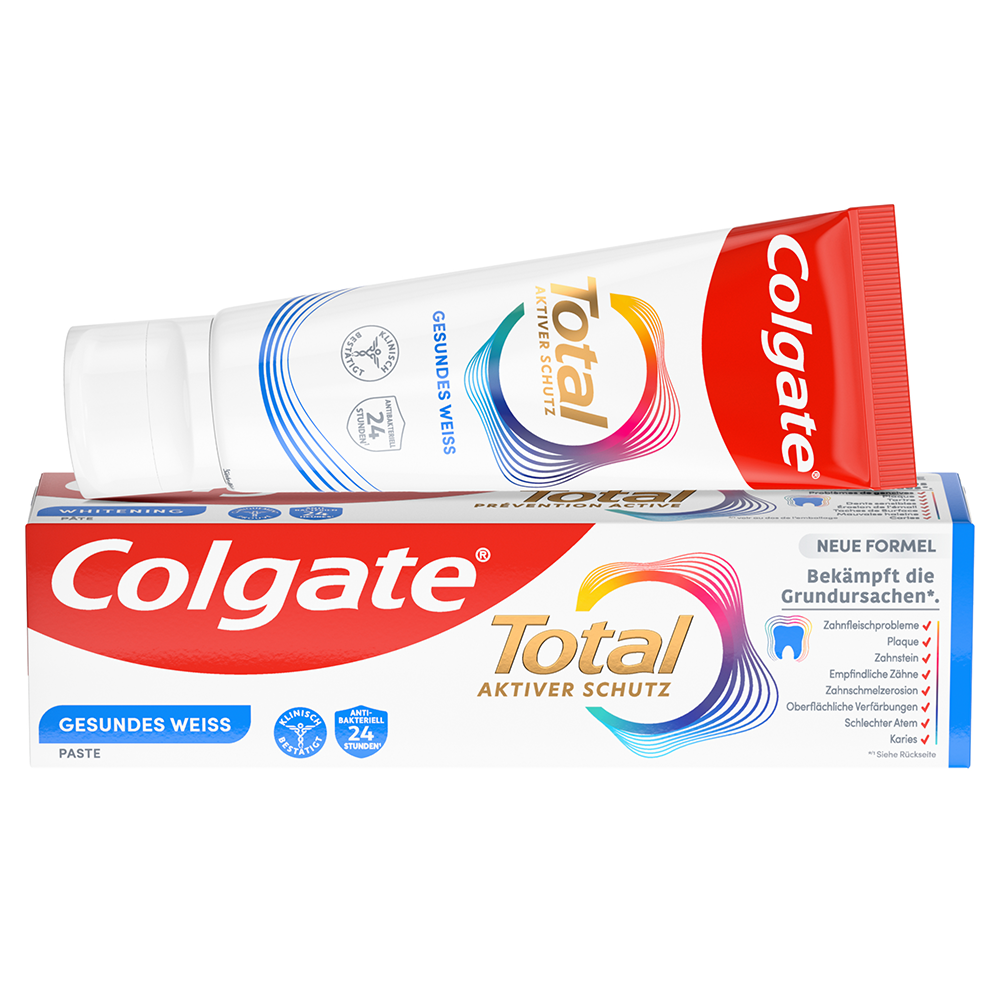 Bild: Colgate Total Gesundes Weiß Zahncreme
