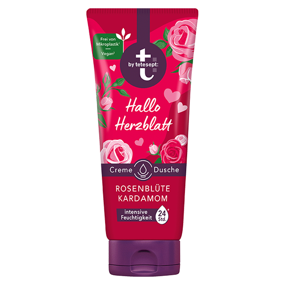 Bild: t: by tetesept Creme Dusche Hallo Herzblatt