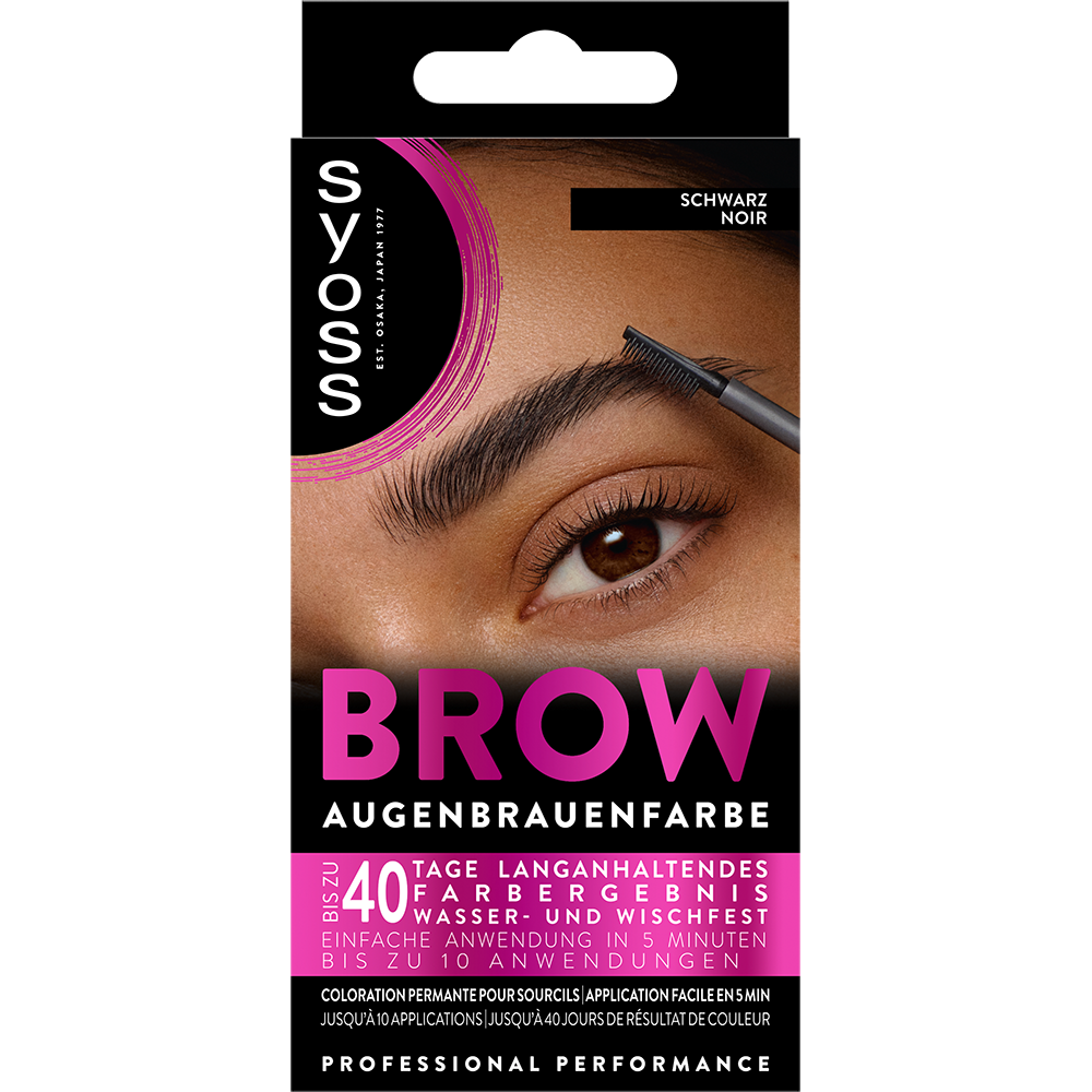 Bild: syoss Augenbrauen Farbe Schwarz