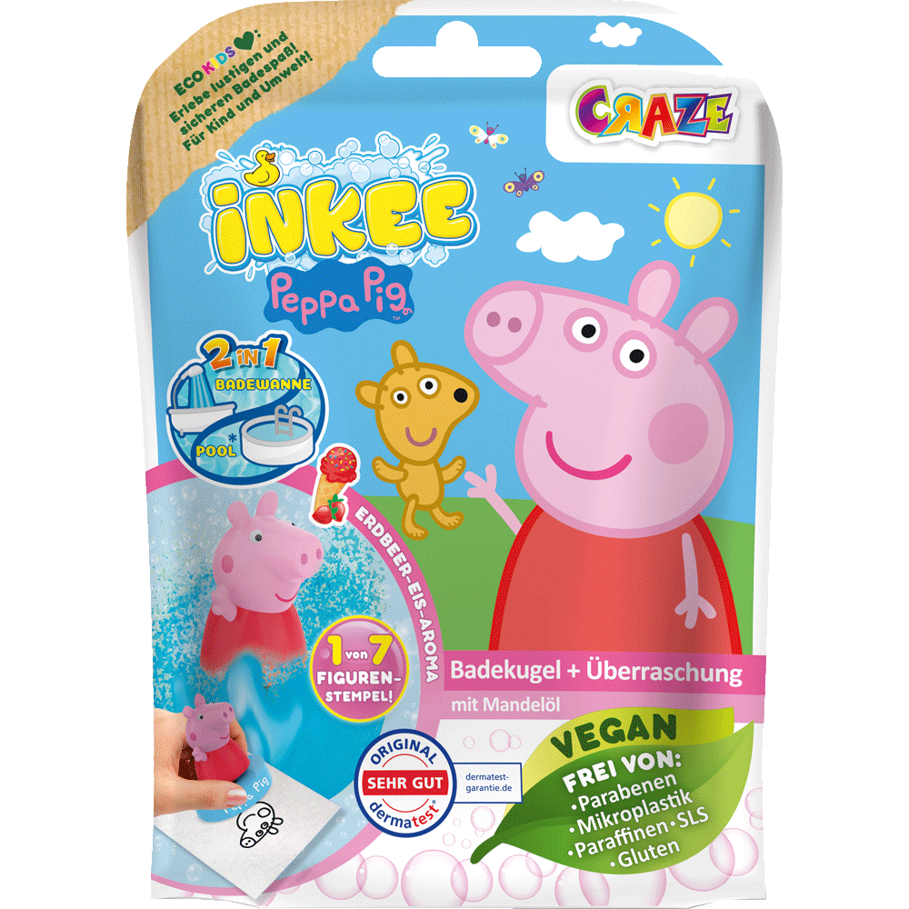 Bild: Craze Inkee Badebombe Peppa Pig