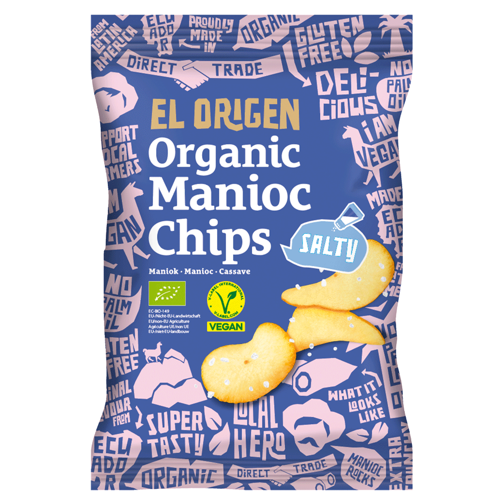 Bild: El Origen Bio Maniok Chips