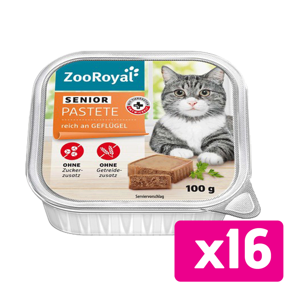 Bild: ZooRoyal Pastete Senior reich an Geflügel