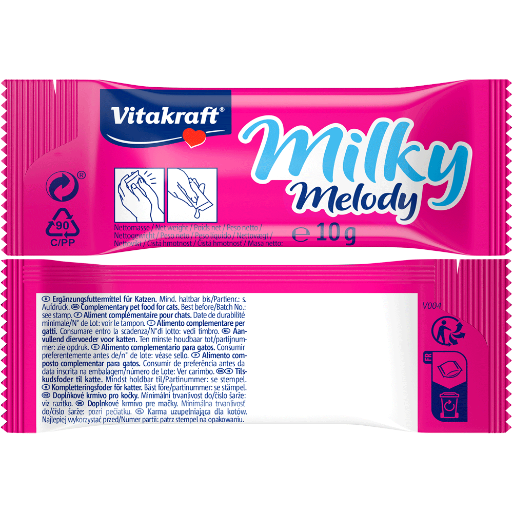 Bild: Vitakraft Milky Melody Milchcreme mit Käse