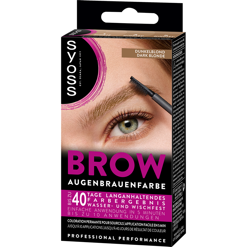 Bild: syoss Augenbrauen Farbe Dunkelblond