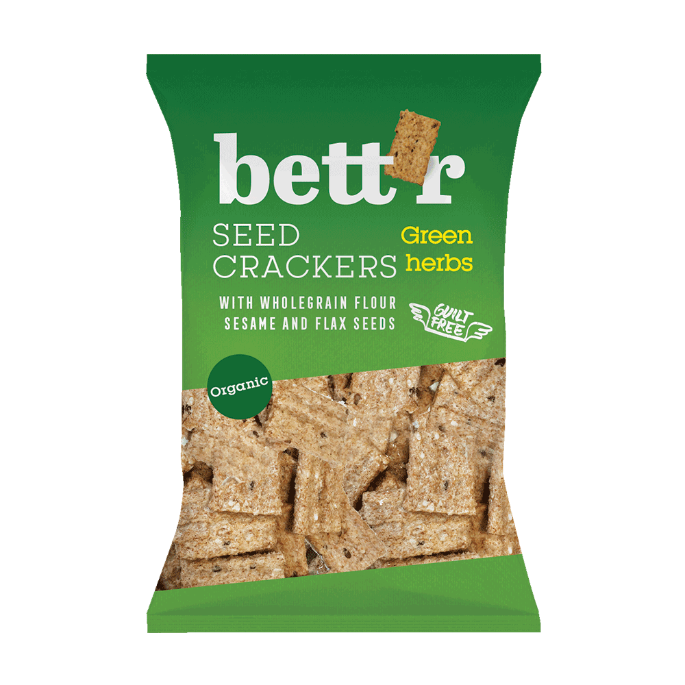 Bild: Bett'r Seed Crackers Green Herbs