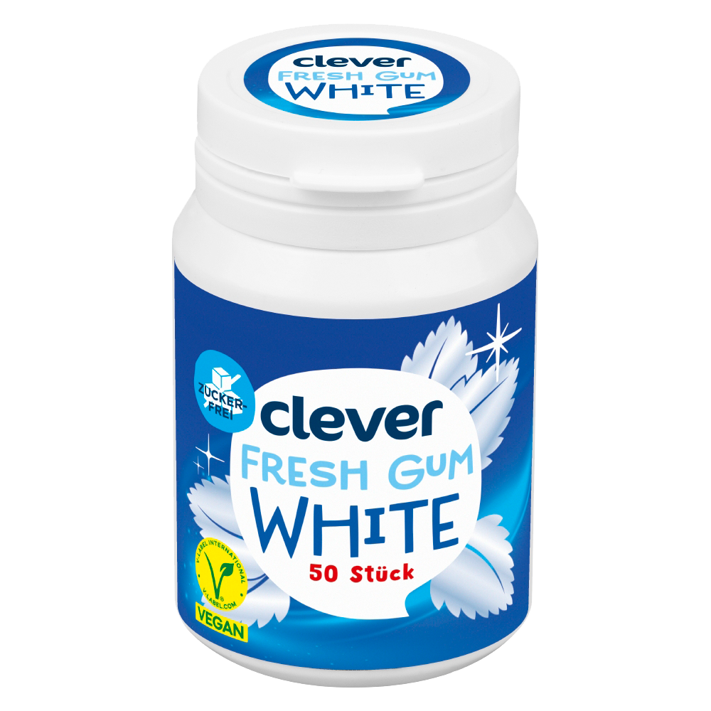 Bild: clever Kaugummi White
