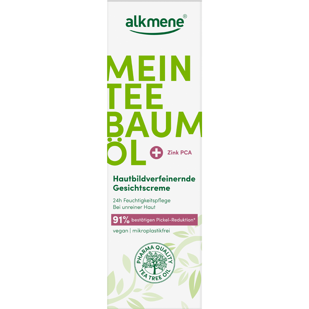Bild: alkmene Mein Teebaumöl Hautbildverfeinernde Gesichtscreme
