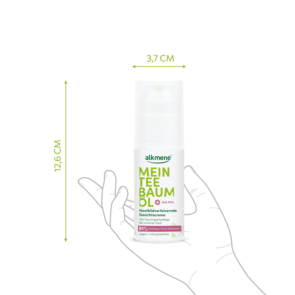 Bild: alkmene Mein Teebaumöl Hautbildverfeinernde Gesichtscreme