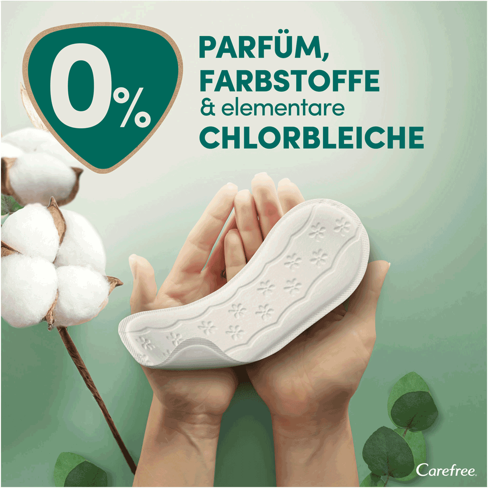Bild: Carefree Organic Cotton Topsheet Slipeinlagen Long