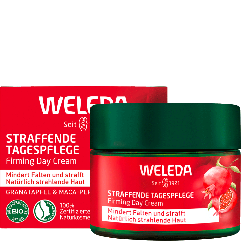 Bild: WELEDA Straffende Tagespflege Granatapfel & Maca- Peptide