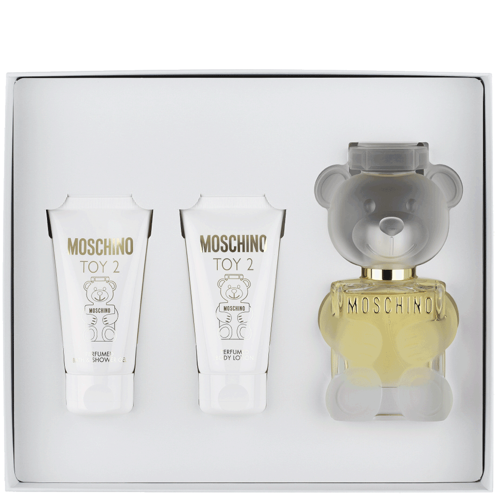 Bild: Moschino Toy 2 Geschenkset Eau de Parfum 50 ml + Duschgel 50 ml + Bodylotion 50 ml