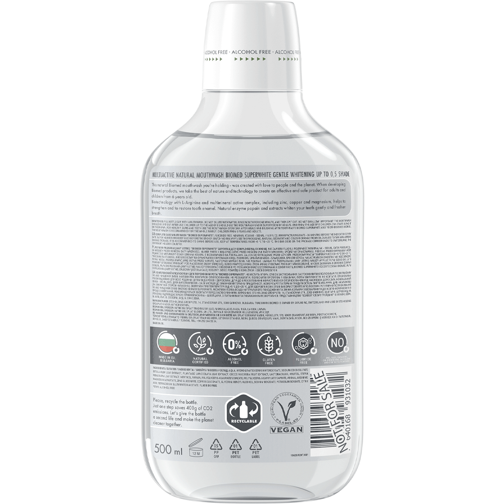 Bild: Biomed Mundspülung Superwhite