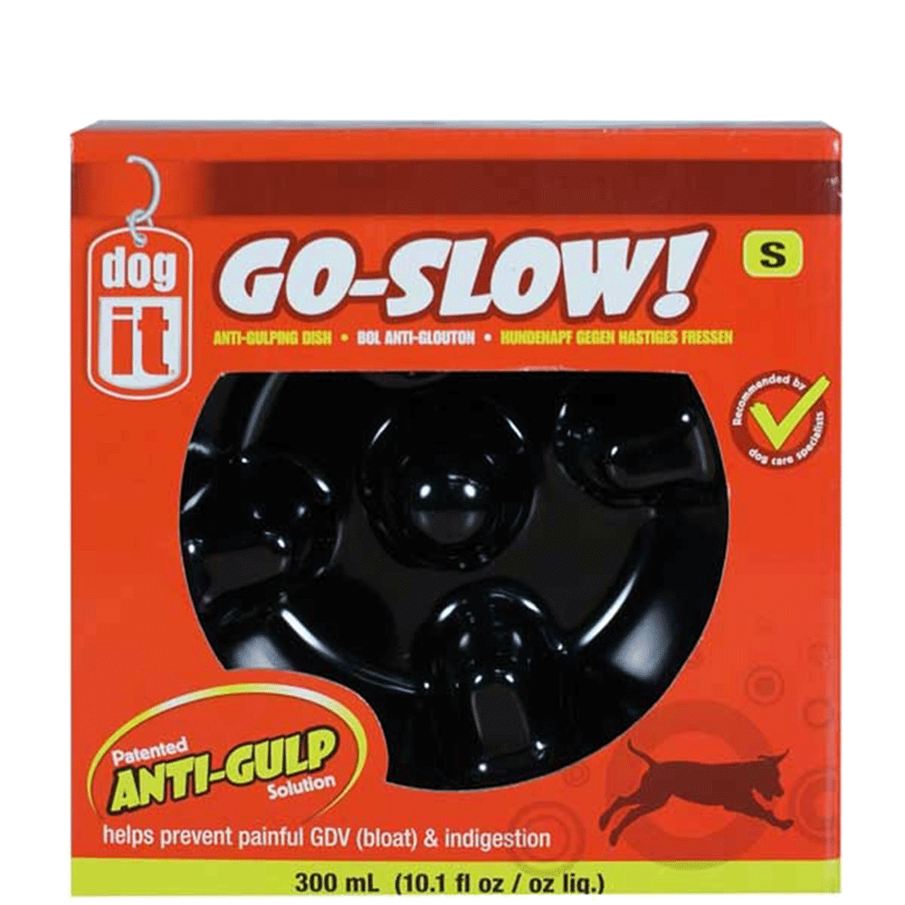 Bild: Dogit Go-Slow Anti Schling Napf Schwarz