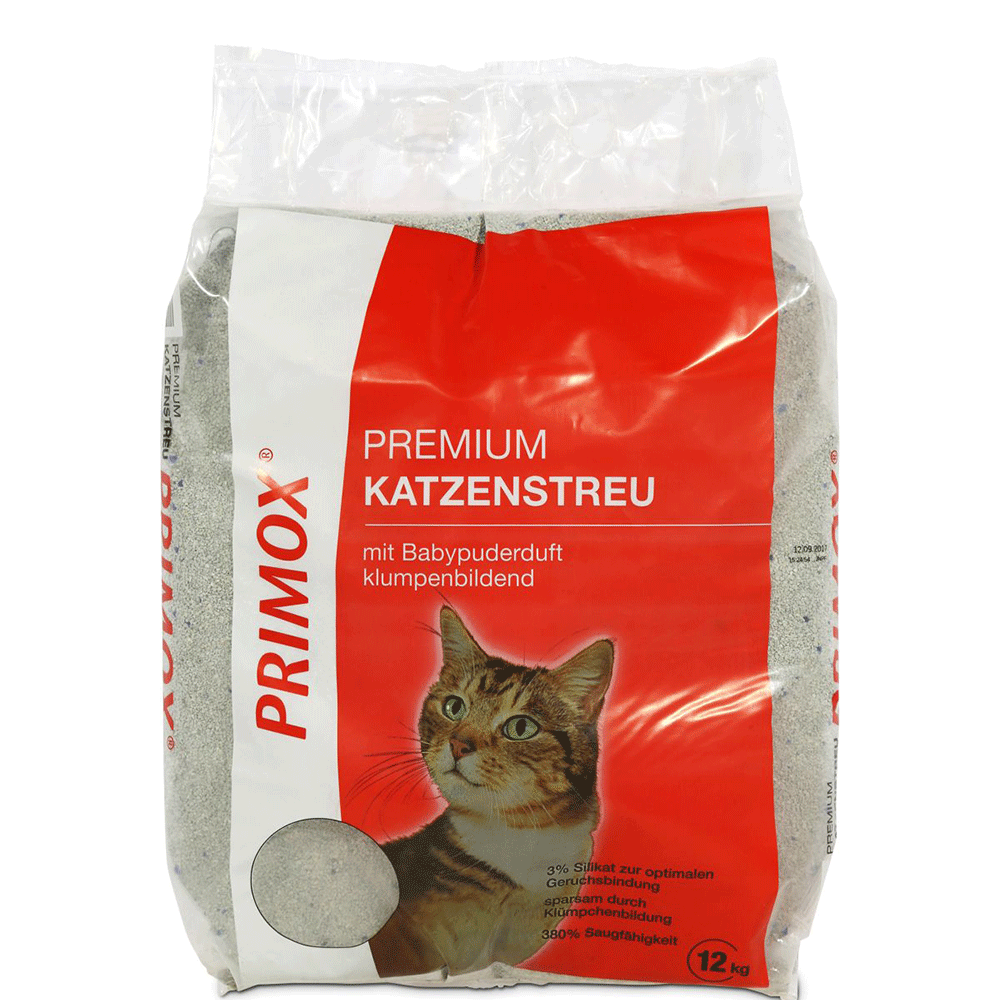 Bild: Primox Premium Katzenstreu mit Babypuderduft