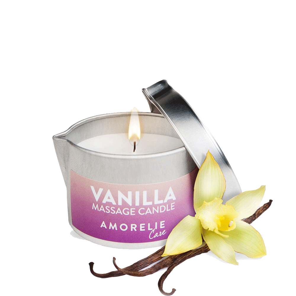 Bild: AMORELIE Massagekerze Vanille