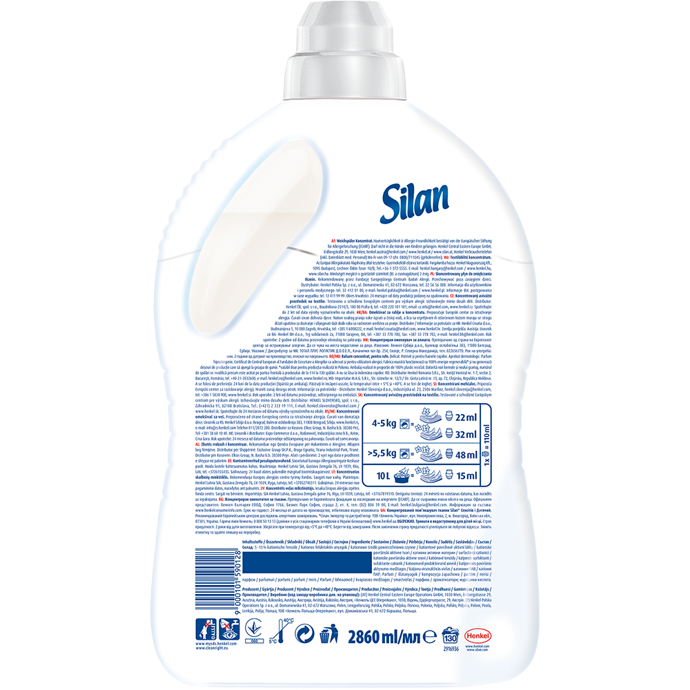 Bild: Silan Weichspüler Sensitive und Baby