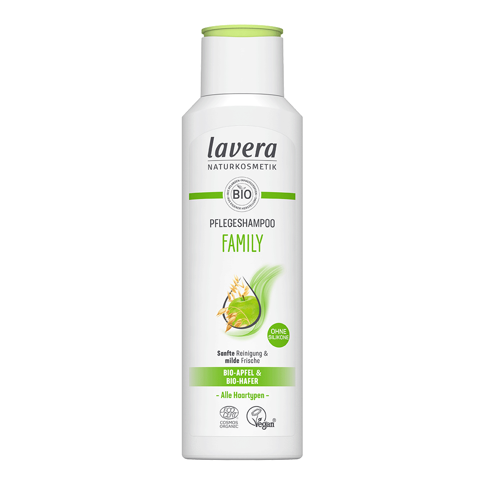 Bild: lavera Pflegeshampoo Family