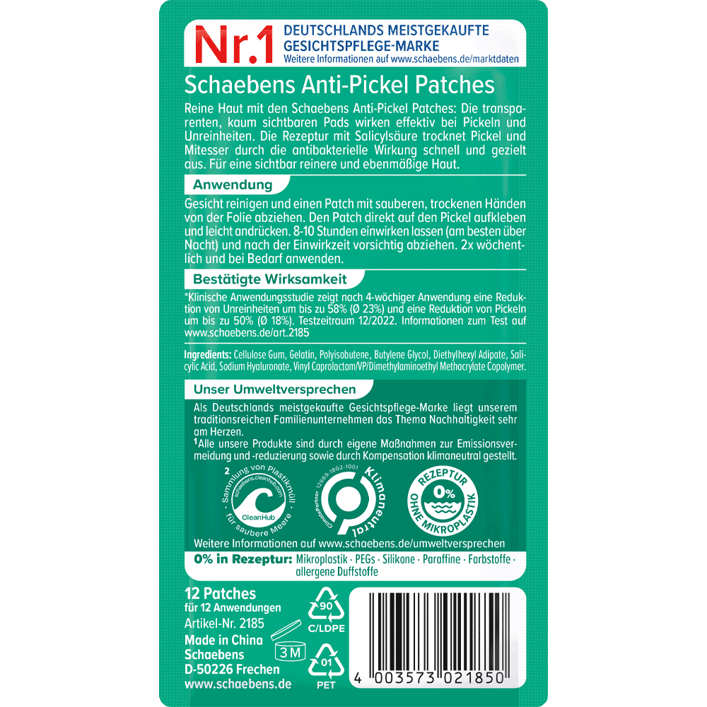 Bild: Schaebens Anti Pickel Patches