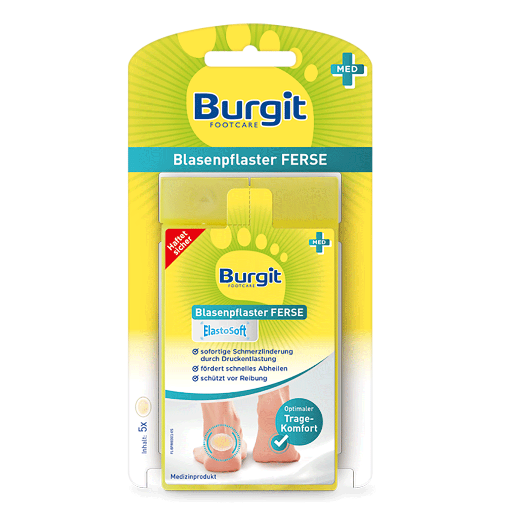 Bild: Burgit Blasenpflaster Ferse Elastosoft
