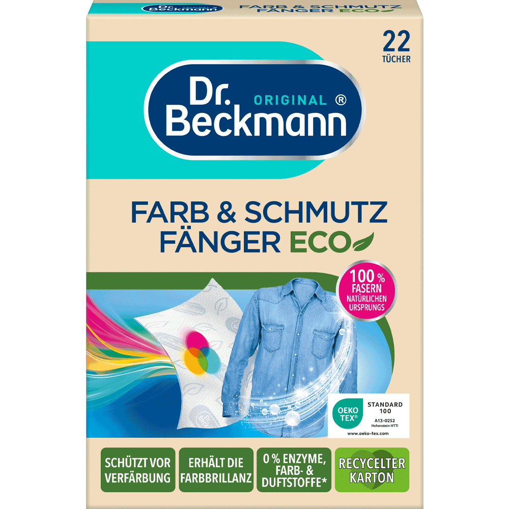 Bild: Dr. Beckmann Farb & Schmutz Fänger ECO Tücher