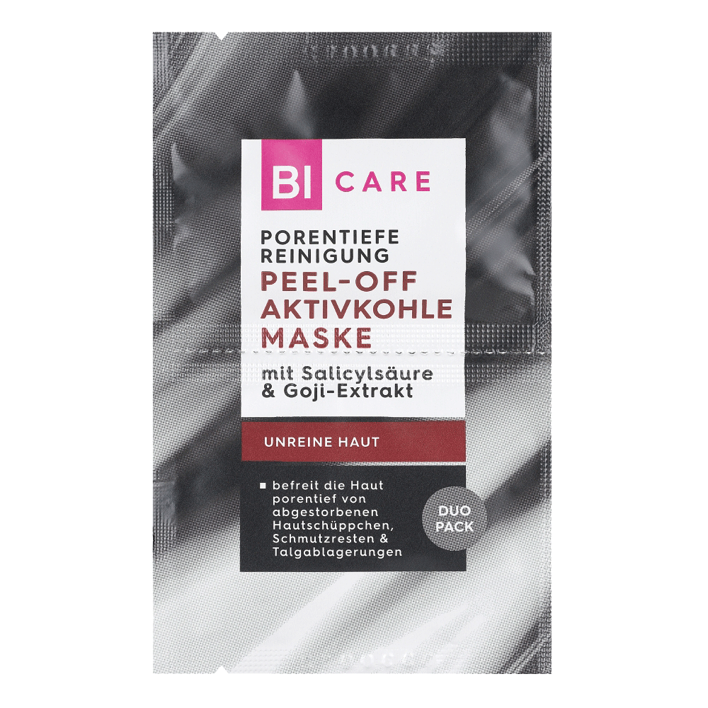 Bild: BI CARE Peel Off Aktivkohle Maske