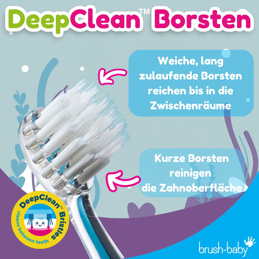 Bild: brush-baby Wild Ones Wiederaufladbare Elektrische Zahnbürste Holly Hippo