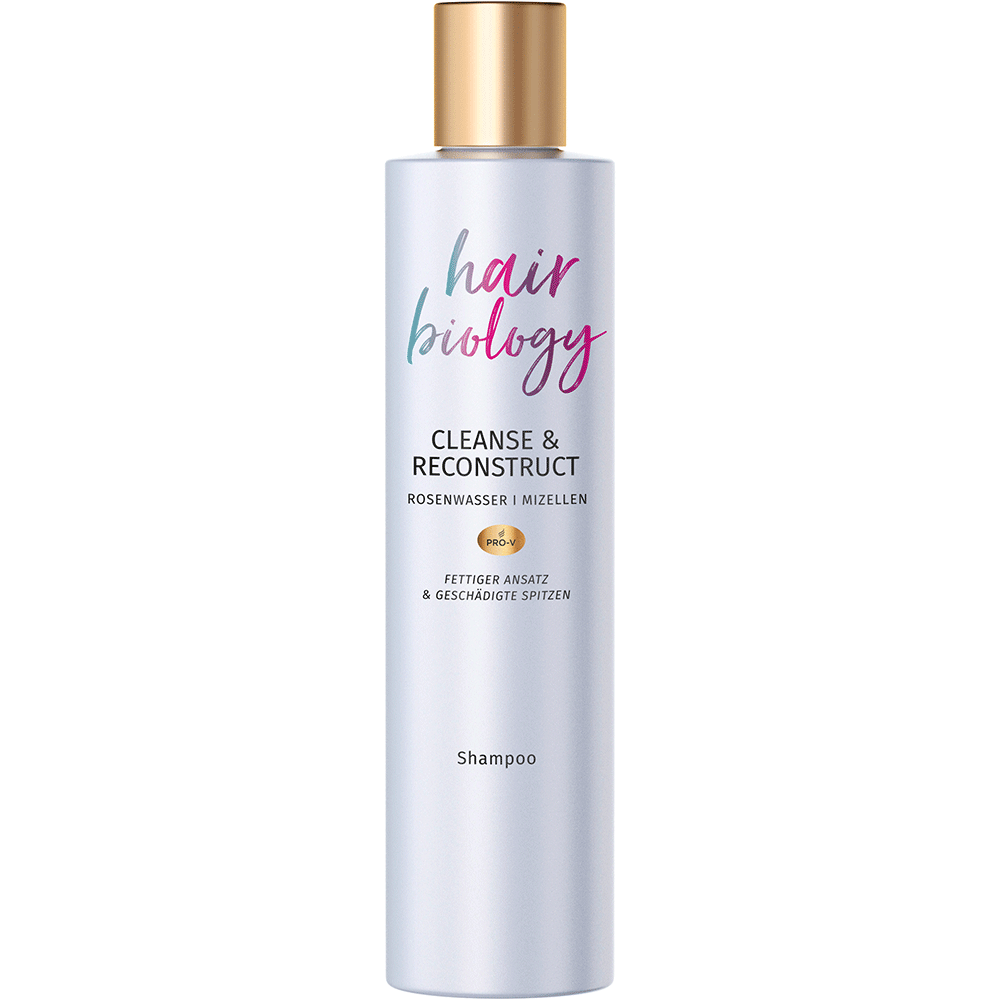 Bild: hair biology Cleanse & Reconstruct Shampoo