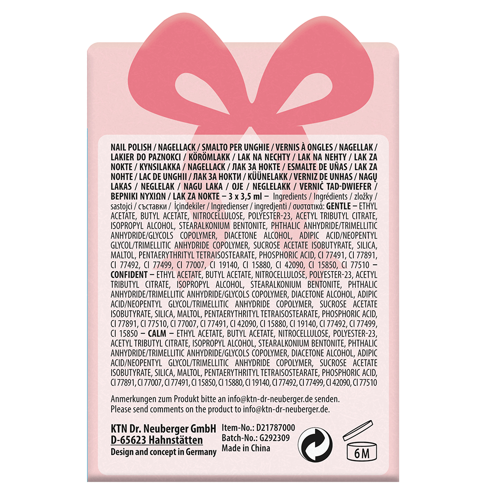 Bild: Boulevard de Beauté Geschenkset Nagellacke