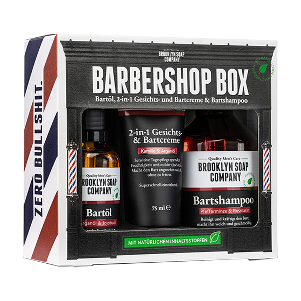 Bild: Brooklyn Soap Company Geschenkset Babershop Box