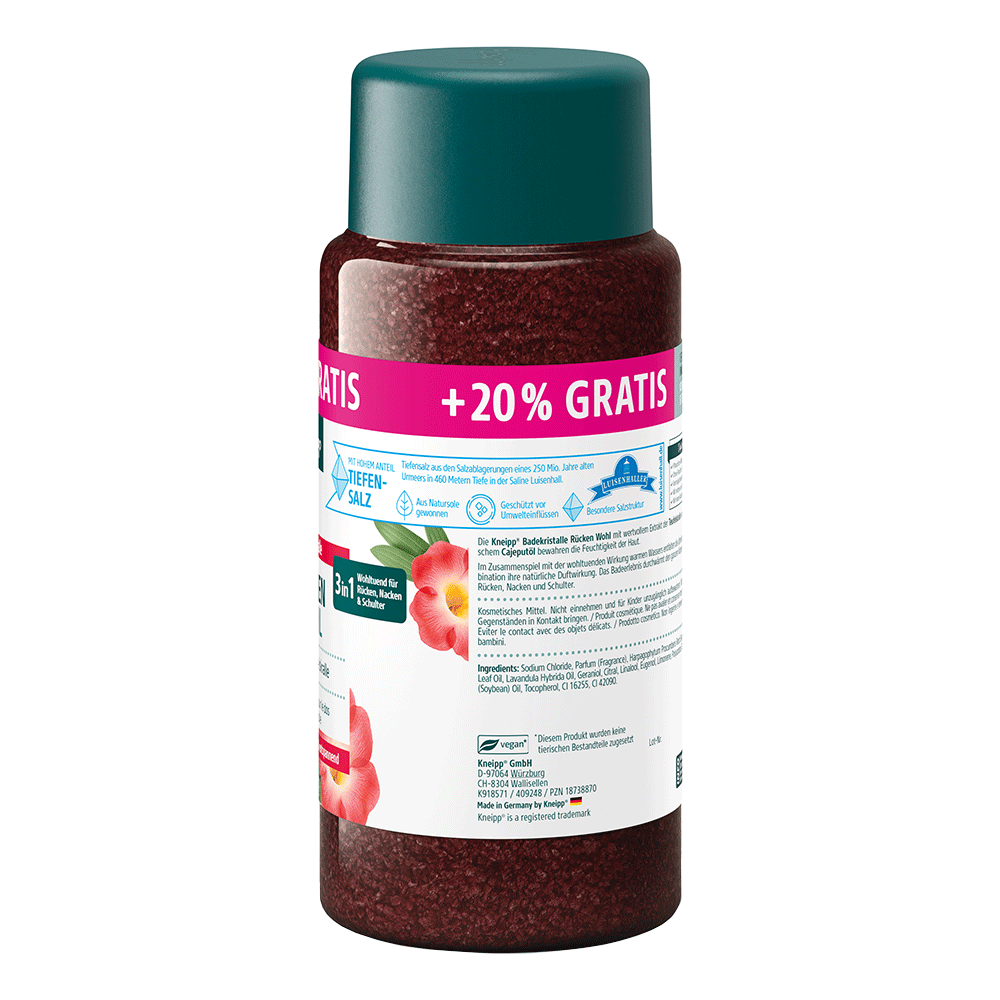 Bild: Kneipp Badekristalle Rücken Wohl