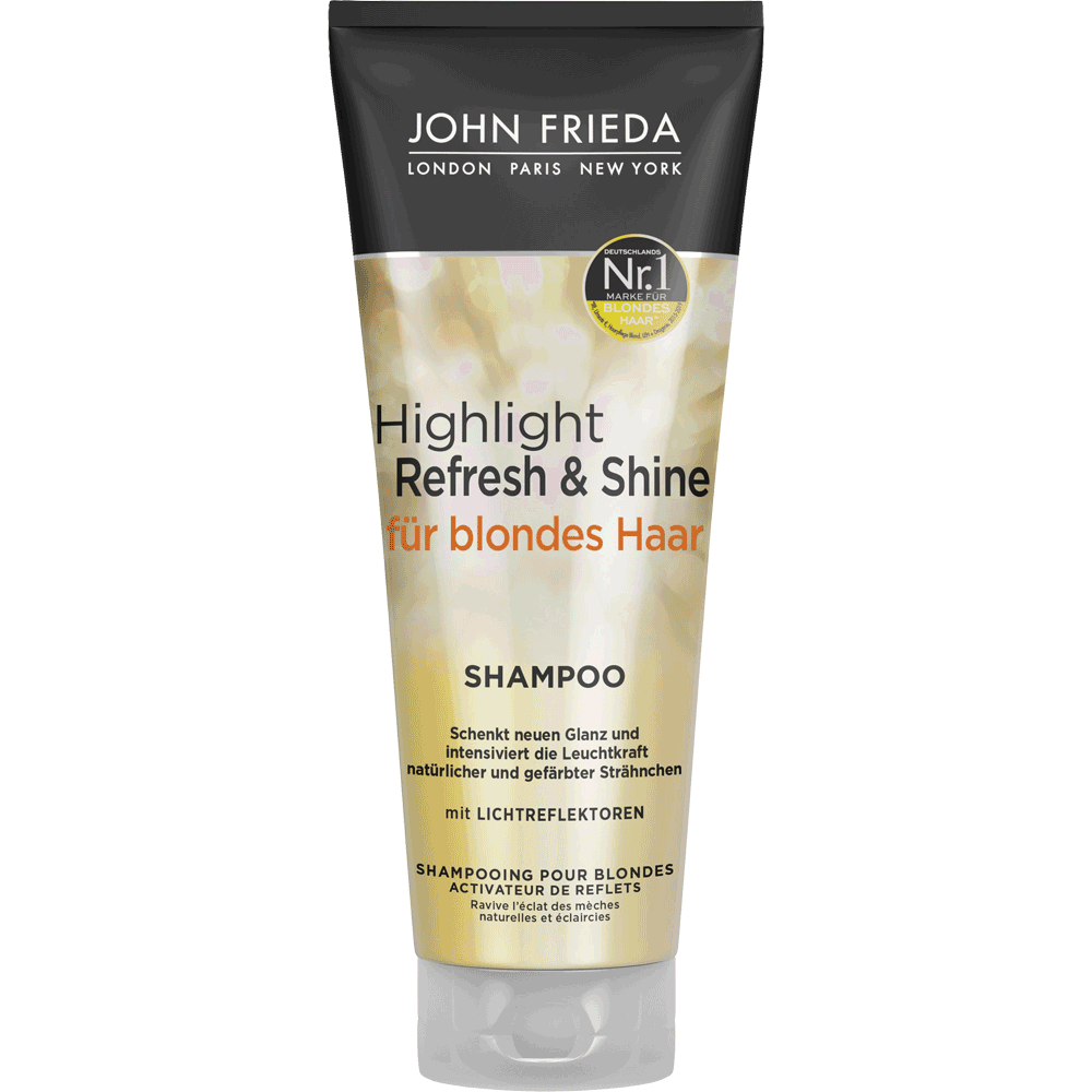 Bild: JOHN FRIEDA Highlight Refresh & Shine Shampoo