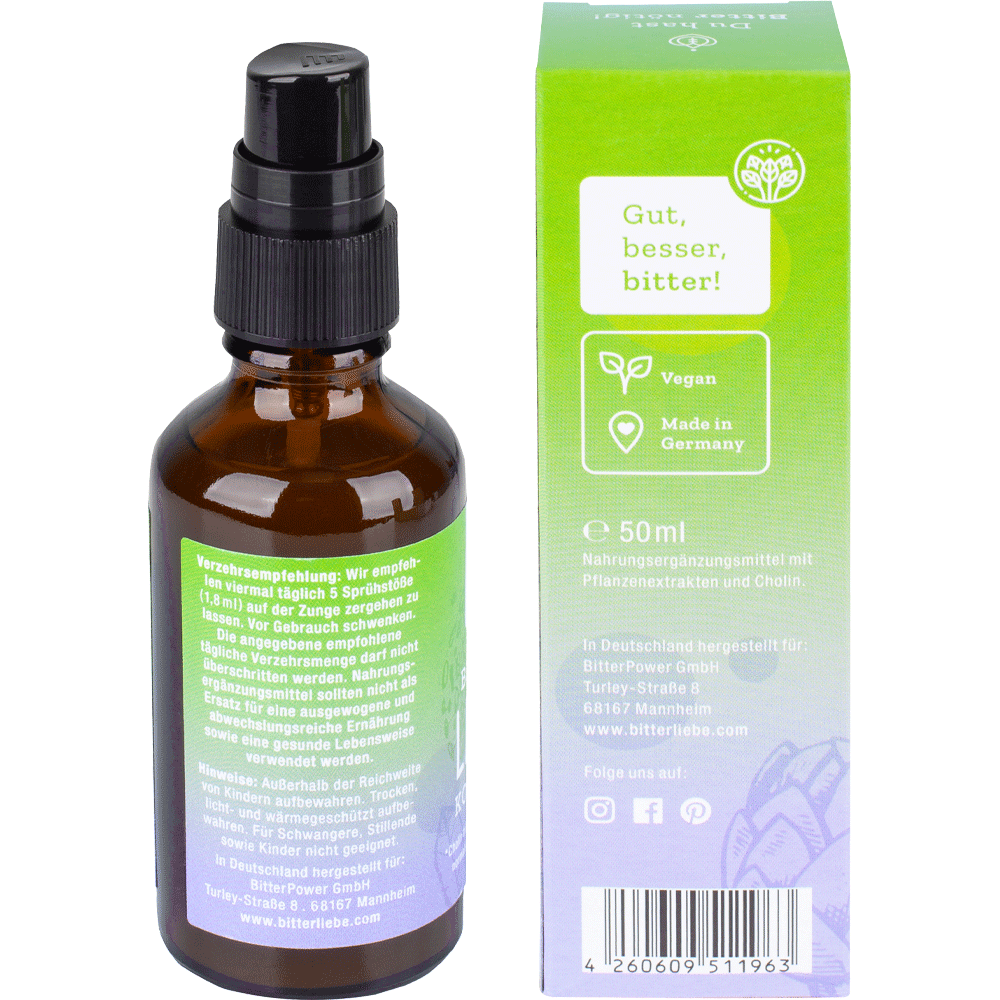 Bild: Bitter Liebe Bitter Leber Komplex Spray