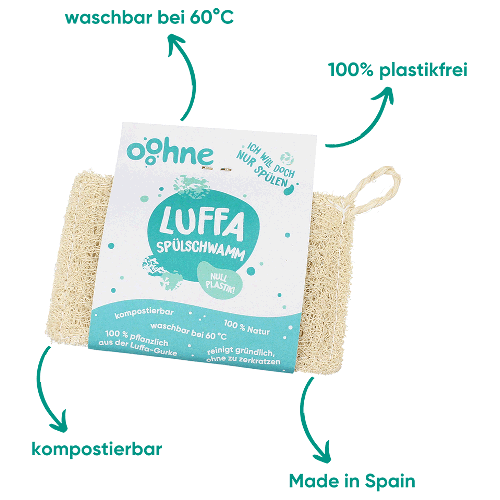 Bild: ooohne Luffa Spülschwamm