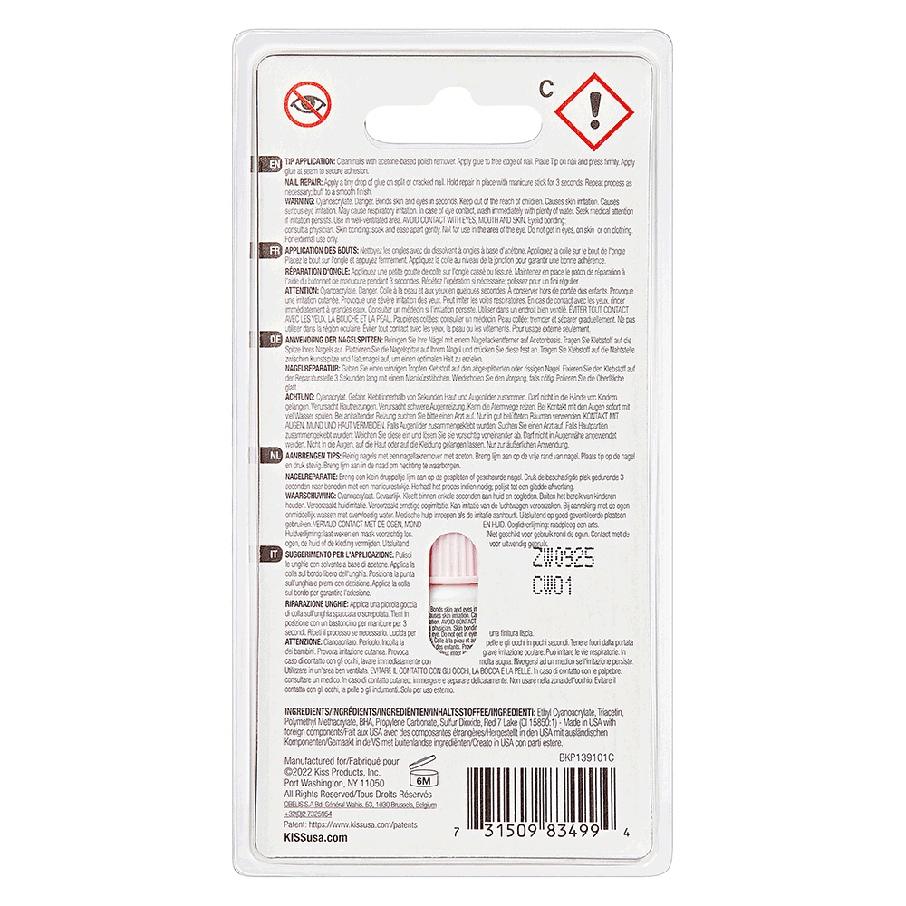 Bild: KISS Powerflex Nagelkleber Pink