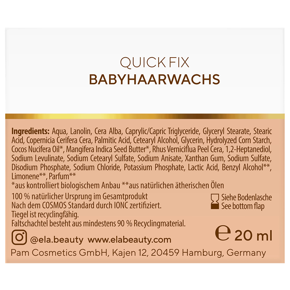 Bild: éla Natural Beauty by Pamela Reif Babyhaarwachs Quick Fix
