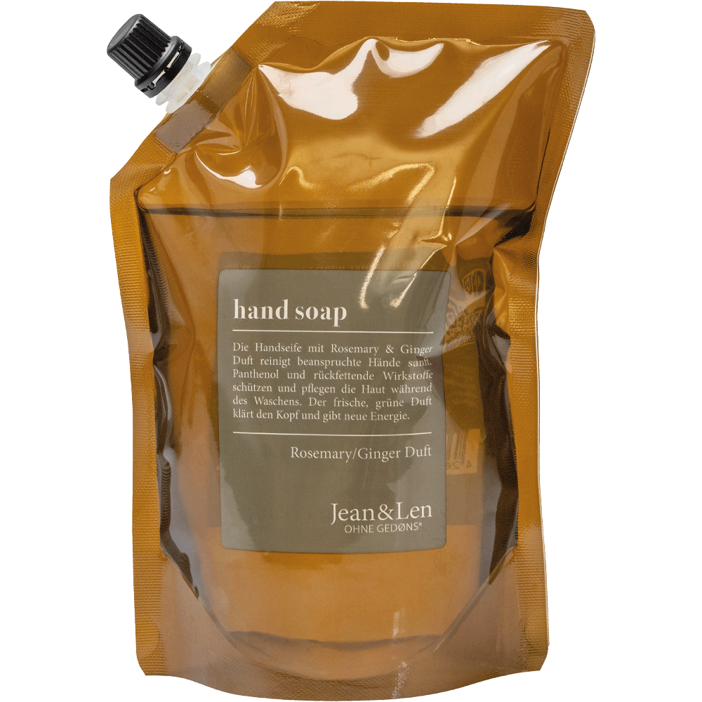 Bild: Jean&Len Flüssigseife Rosemary & Ginger Nachfüllung