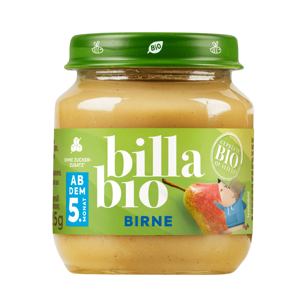 Bild: Billa Bio Gläschen Birne