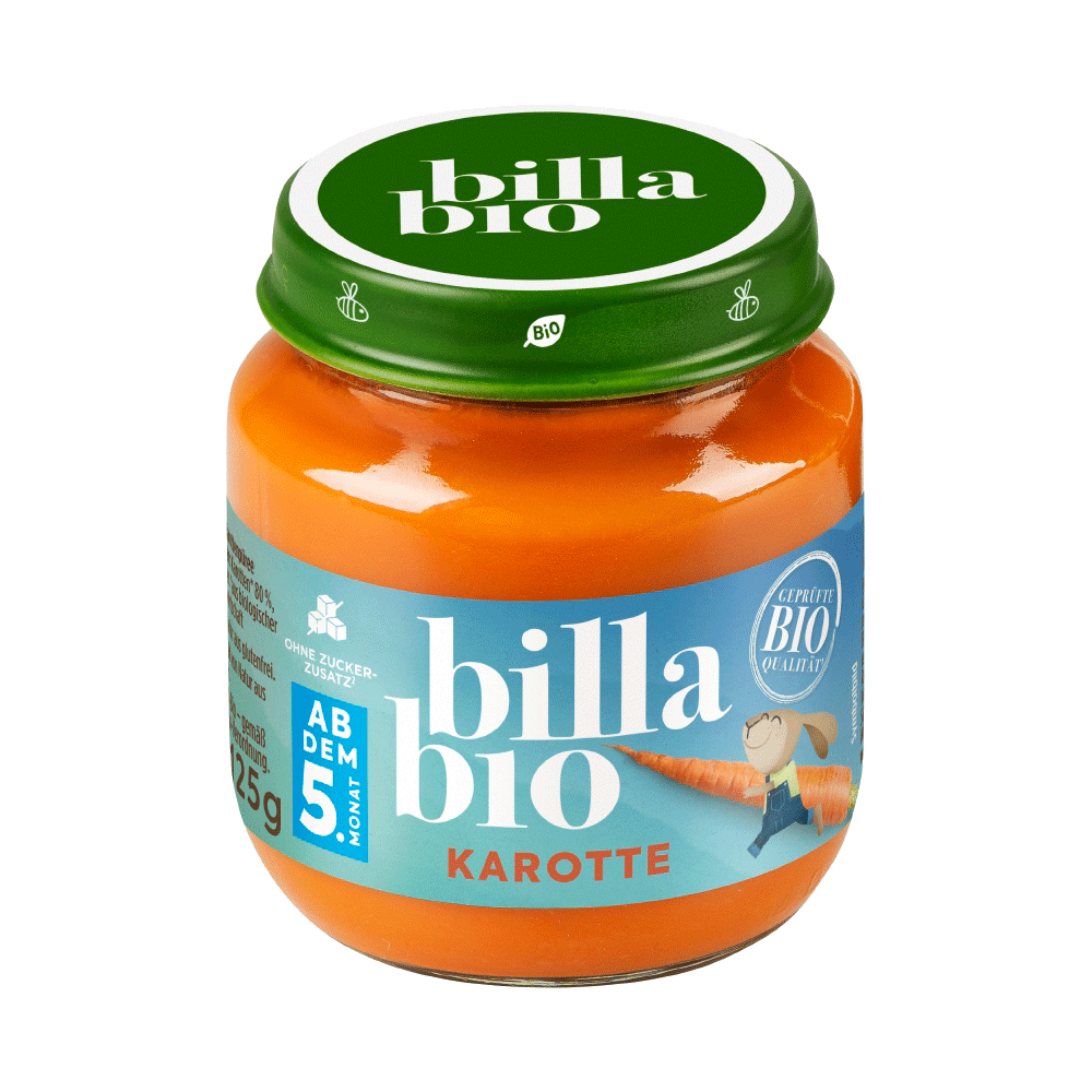 Bild: Billa Bio Gläschen Karotte
