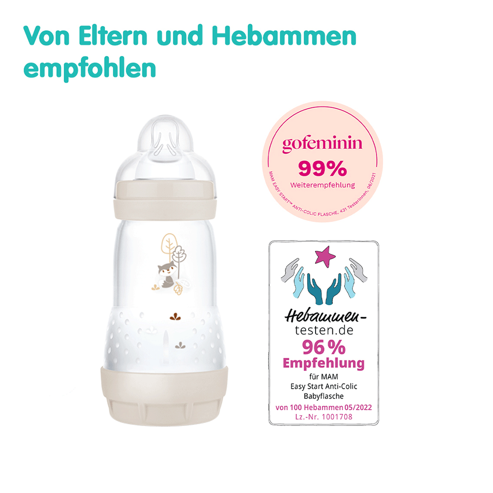 Bild: MAM Easy Start Anti-Colic Bottle 0+ Monate