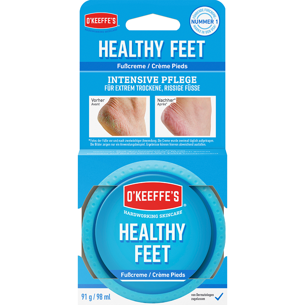 Bild: O'Keeffe's Healthy Feet Fußcreme