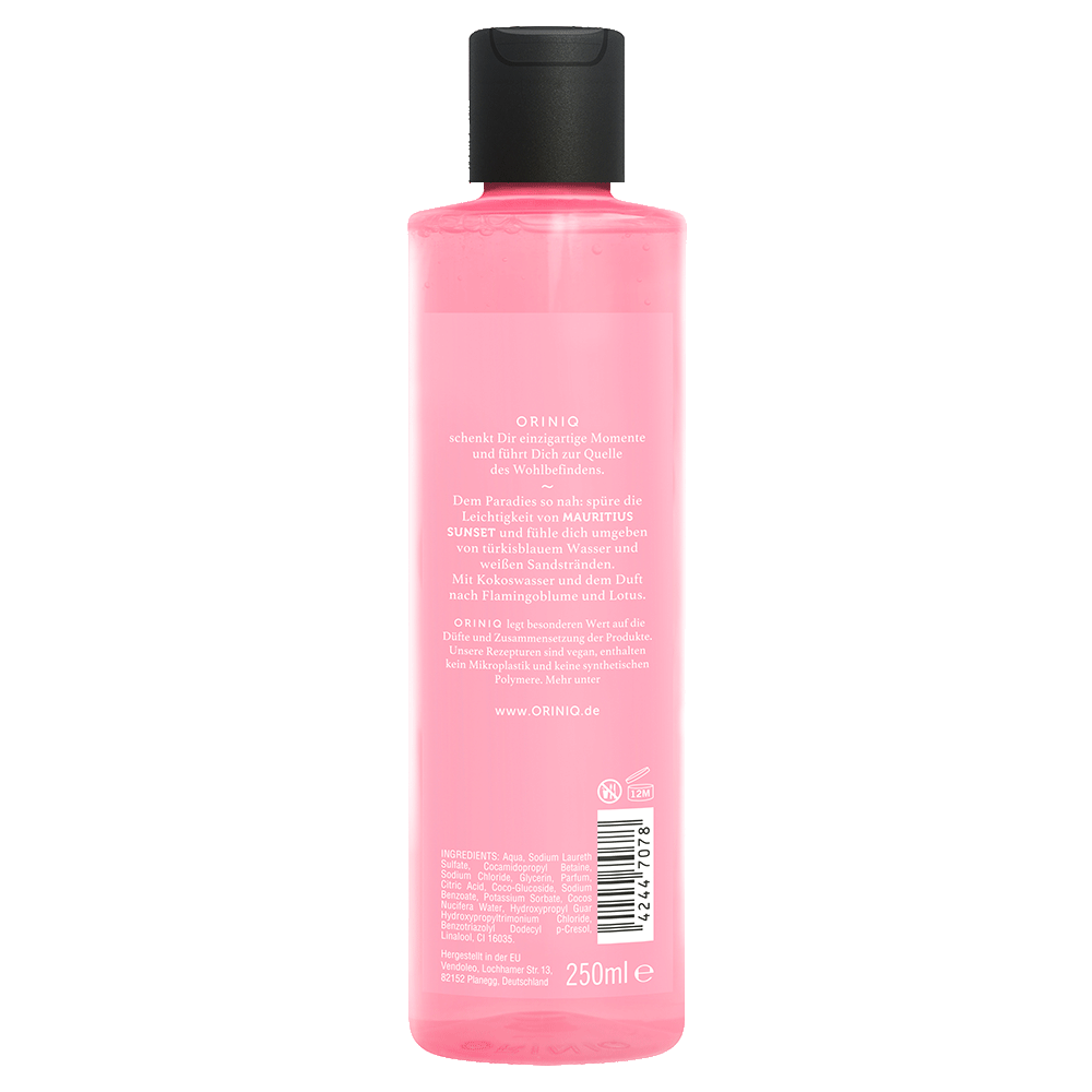 Bild: ORINIQ Pflegedusche Mauritius Sunset