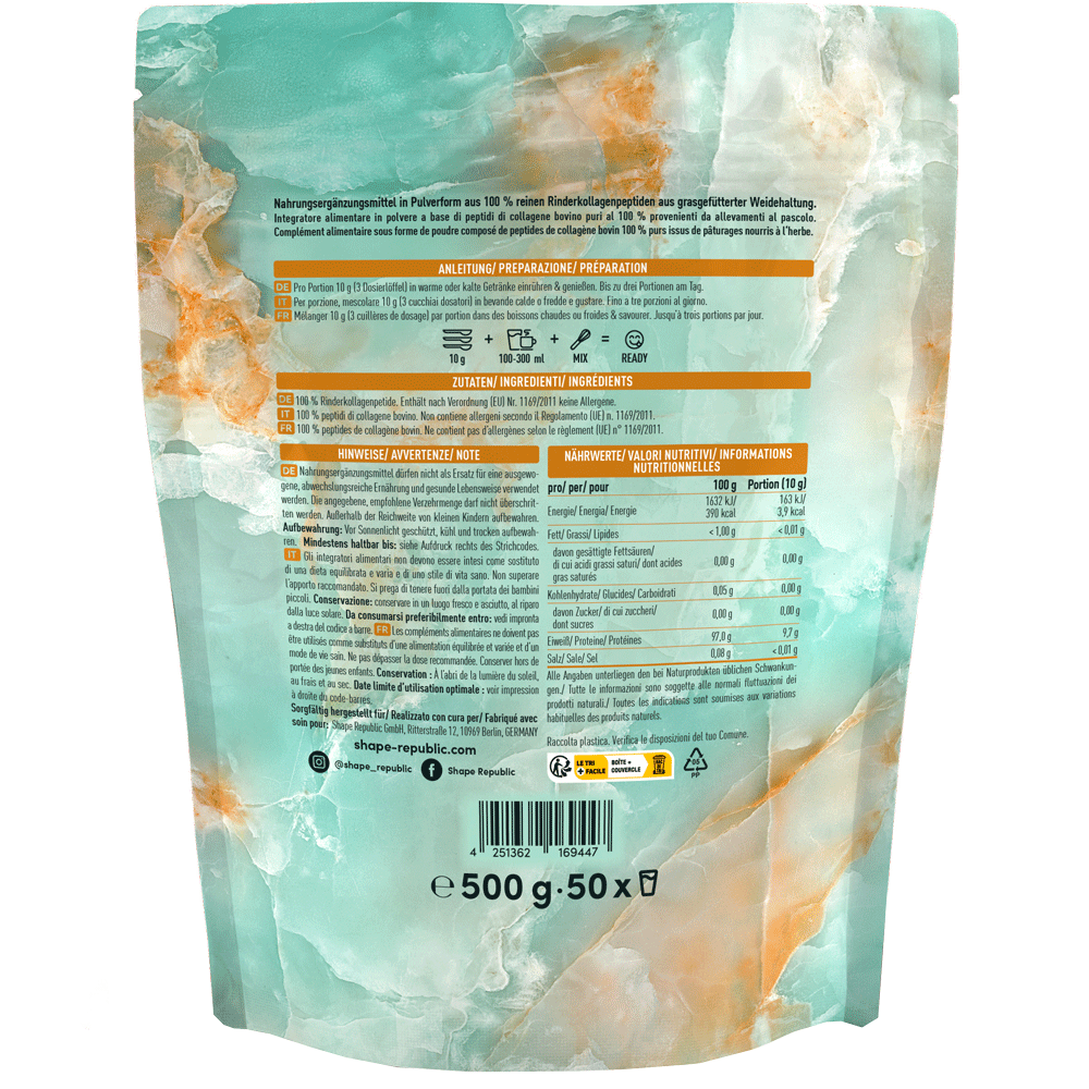 Bild: SHAPE REPUBLIC Shape and Glow Kollagen