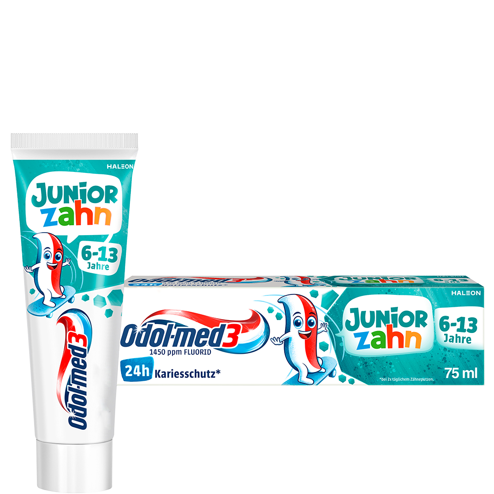 Bild: Odol-med3 Zahnpasta Juniorzahn 6-13 Jahre