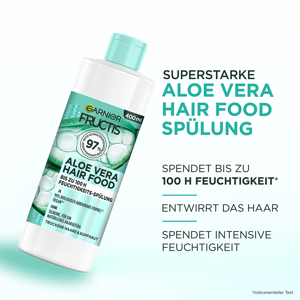 Bild: GARNIER FRUCTIS Aloe Vera Hair Food Feuchtigkeits-Spülung