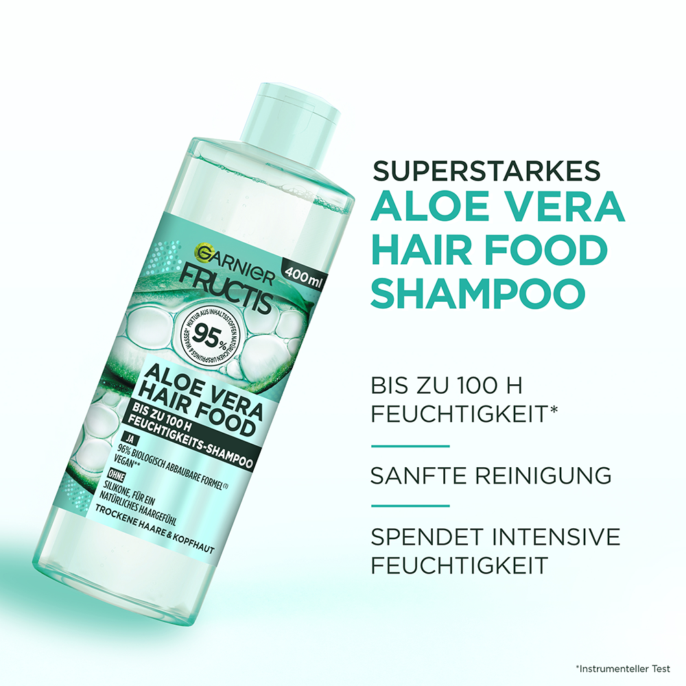 Bild: GARNIER FRUCTIS Aloe Vera Hair Food Feuchtigkeits-Shampoo